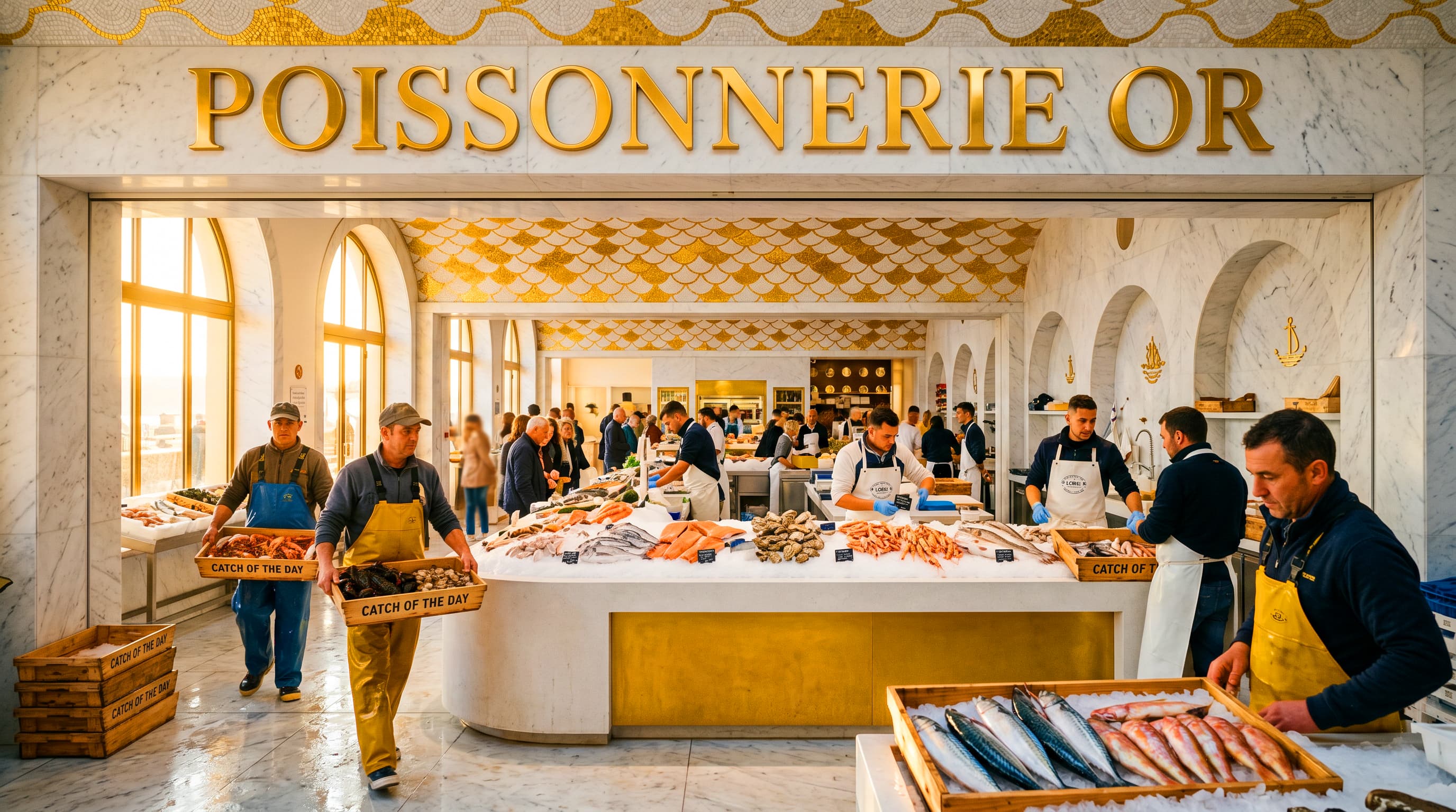 Poissonnerie OR — Les Supermarchés de la Mer